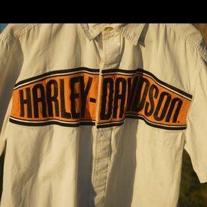Harley-Davidson vintage button down